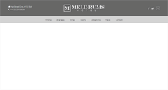 Desktop Screenshot of meldrums-hotel.co.uk